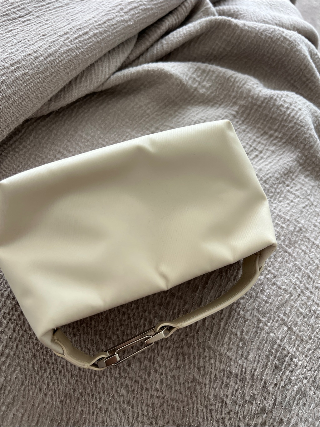 Eera Mini Top Handle Nylon Moon Cream Bag — image 4 of 8